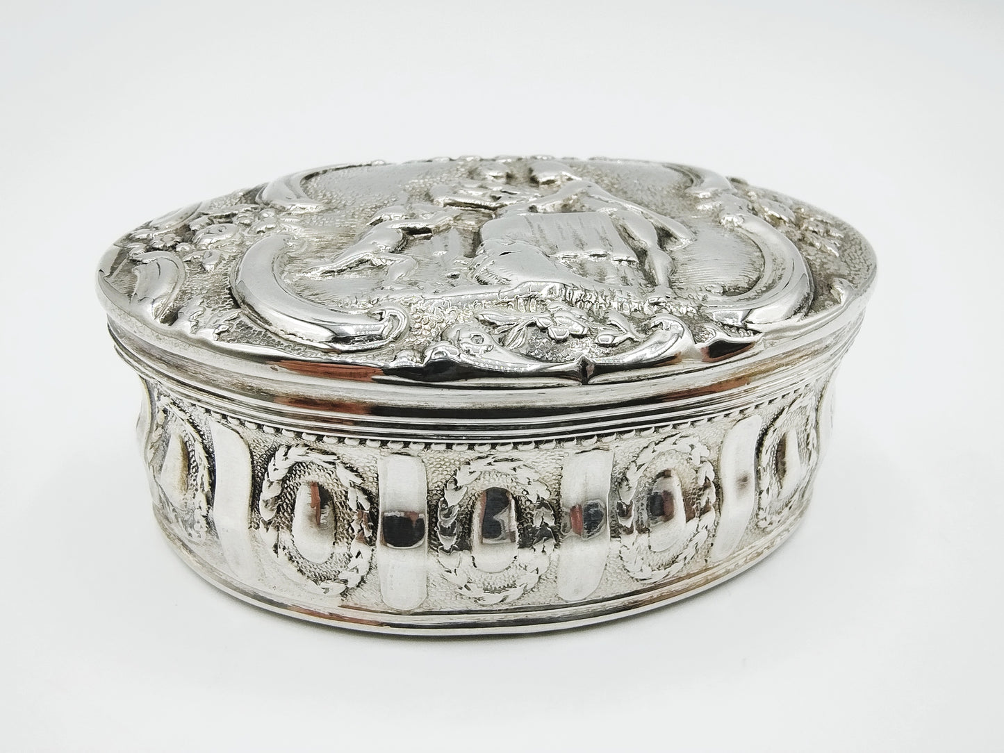 Zilveren snuifdoos, C. van Hoek, Amsterdam, 1802