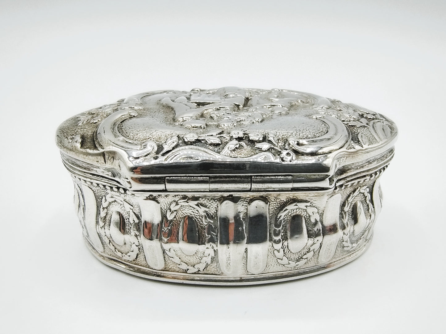 Zilveren snuifdoos, C. van Hoek, Amsterdam, 1802
