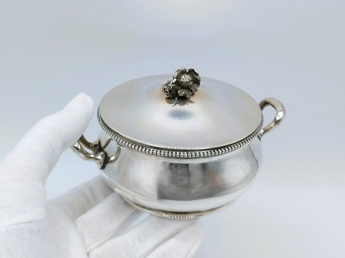 Zilveren suikerpot, Würbel & Czokally, Wenen, ca. 1900