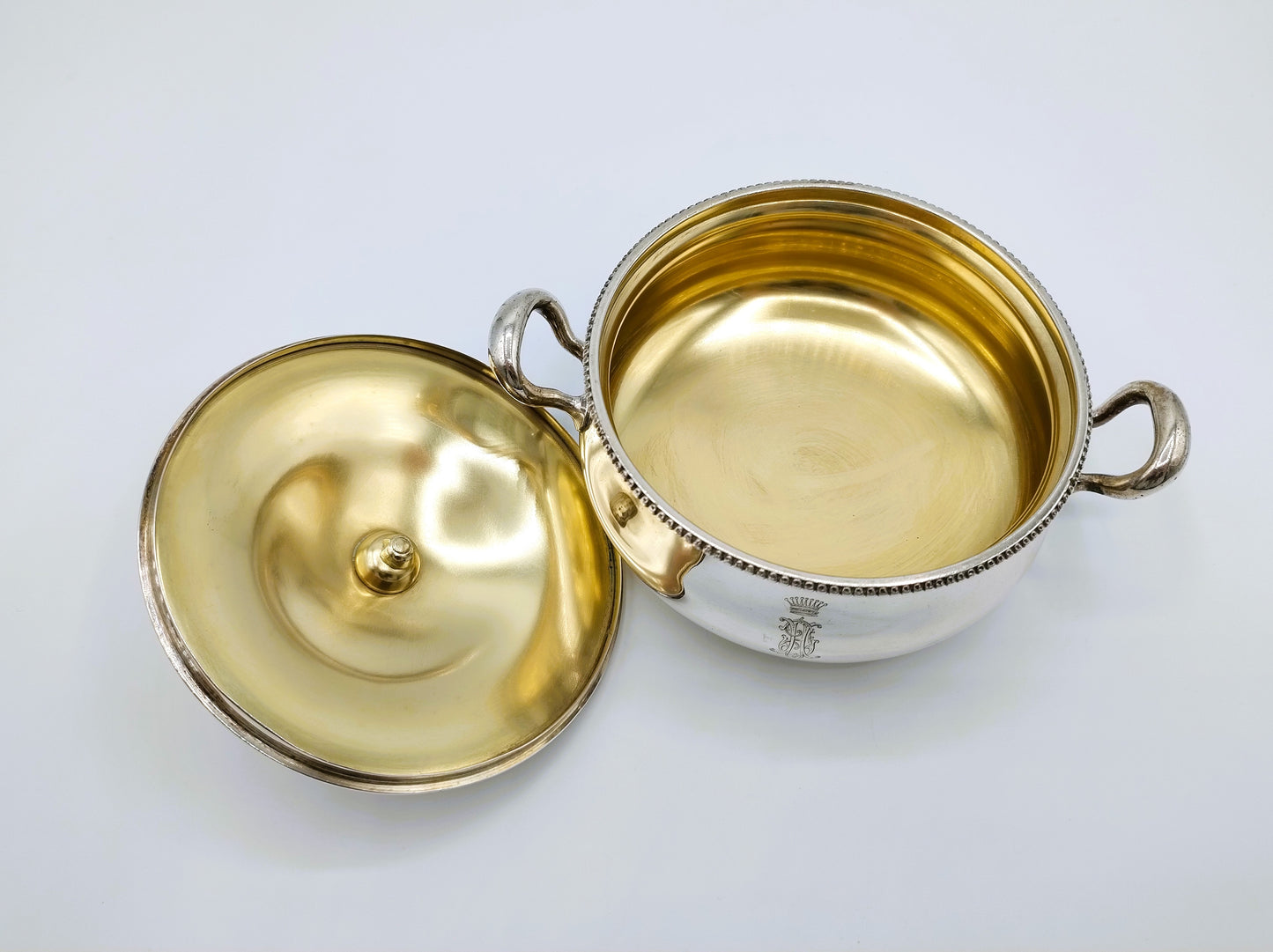 Zilveren suikerpot, Würbel & Czokally, Wenen, ca. 1900