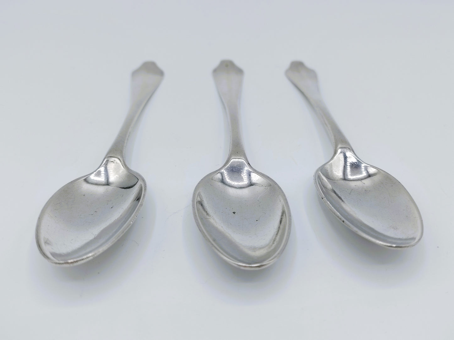 3 Silberne Teelöffel, u.a. H. van Laar, Rotterdam, 1785