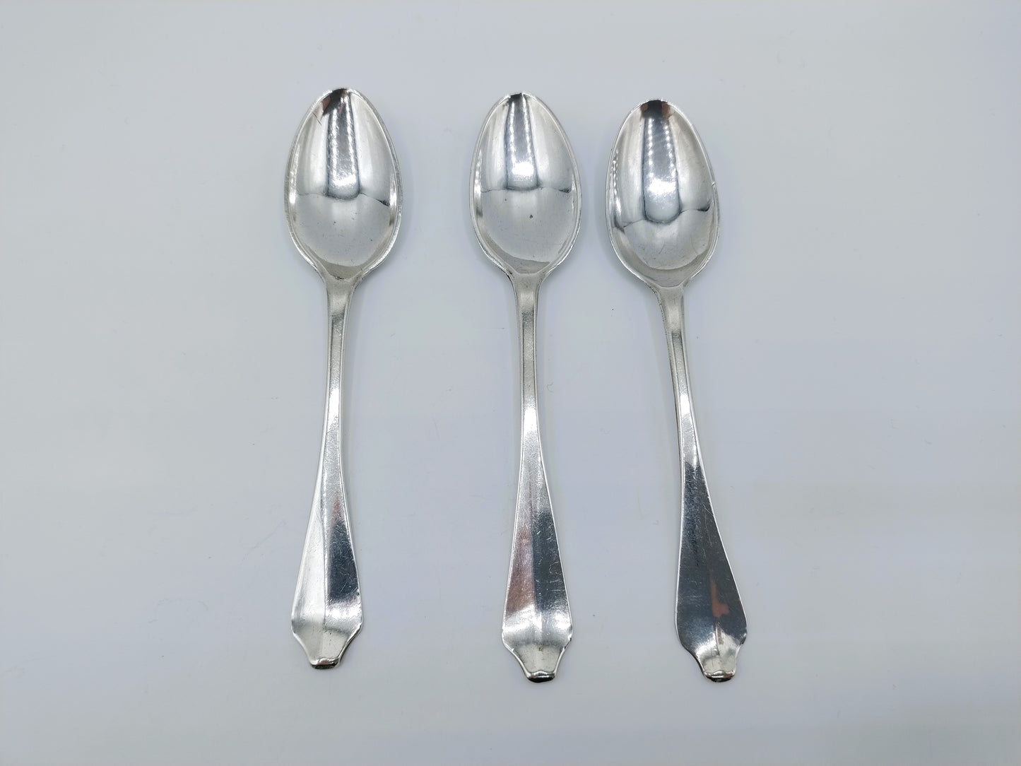 3 Silberne Teelöffel, u.a. H. van Laar, Rotterdam, 1785