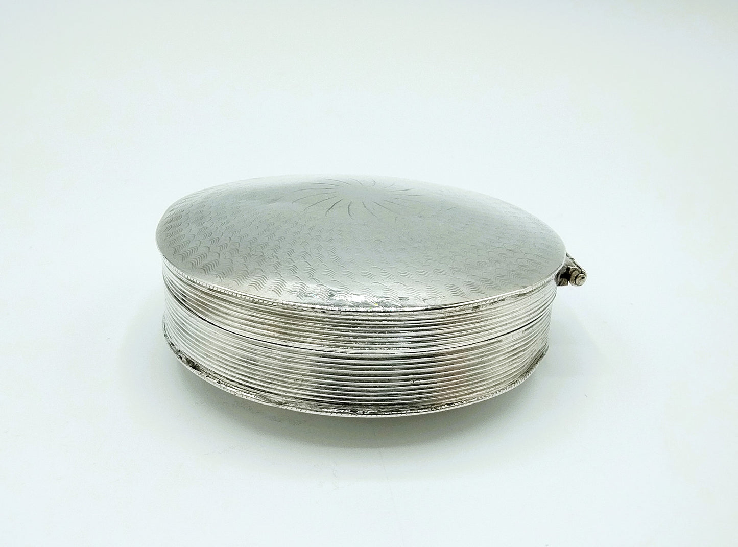 Silberne Pfefferminzdose, H. Ament, Joure, 1847