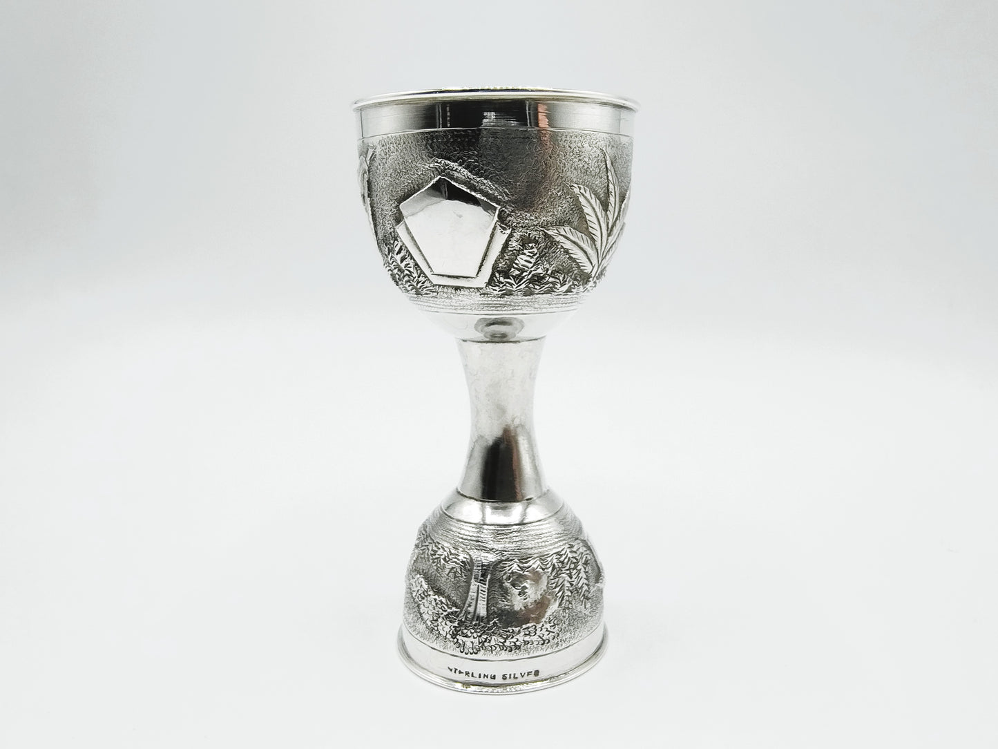 Silbernes Barmaß mit orientalischem Dekor, 925
