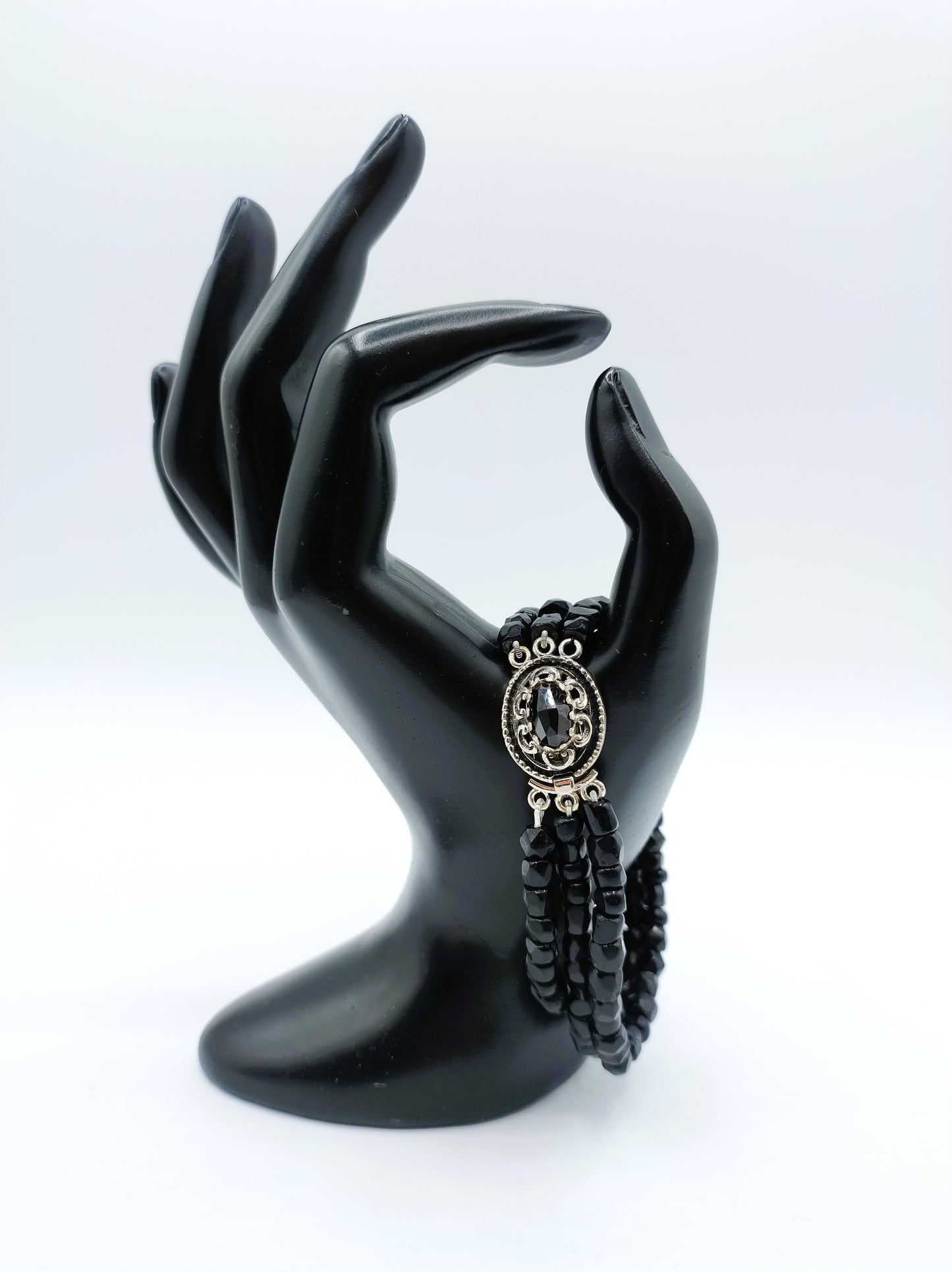 Gitten-Armband mit Silberverschluss, 19,5 cm