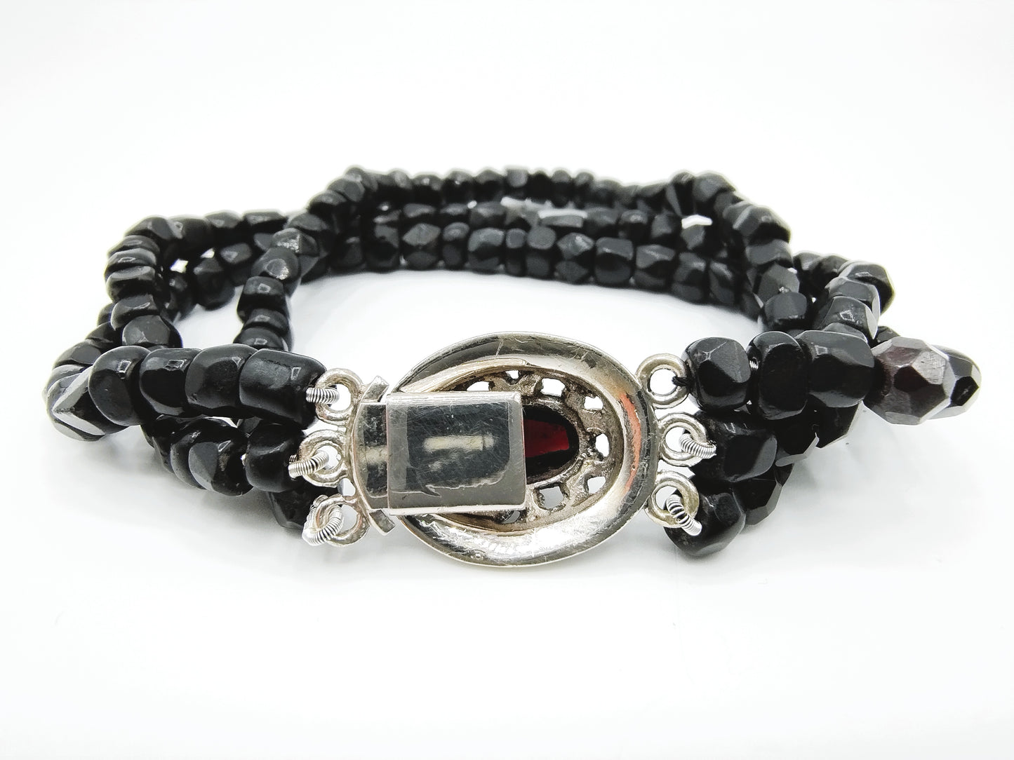Gitten-Armband mit Silberverschluss, 19,5 cm