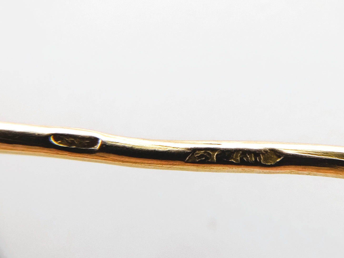 Antique gold hat pins, traditional costume, 19th century