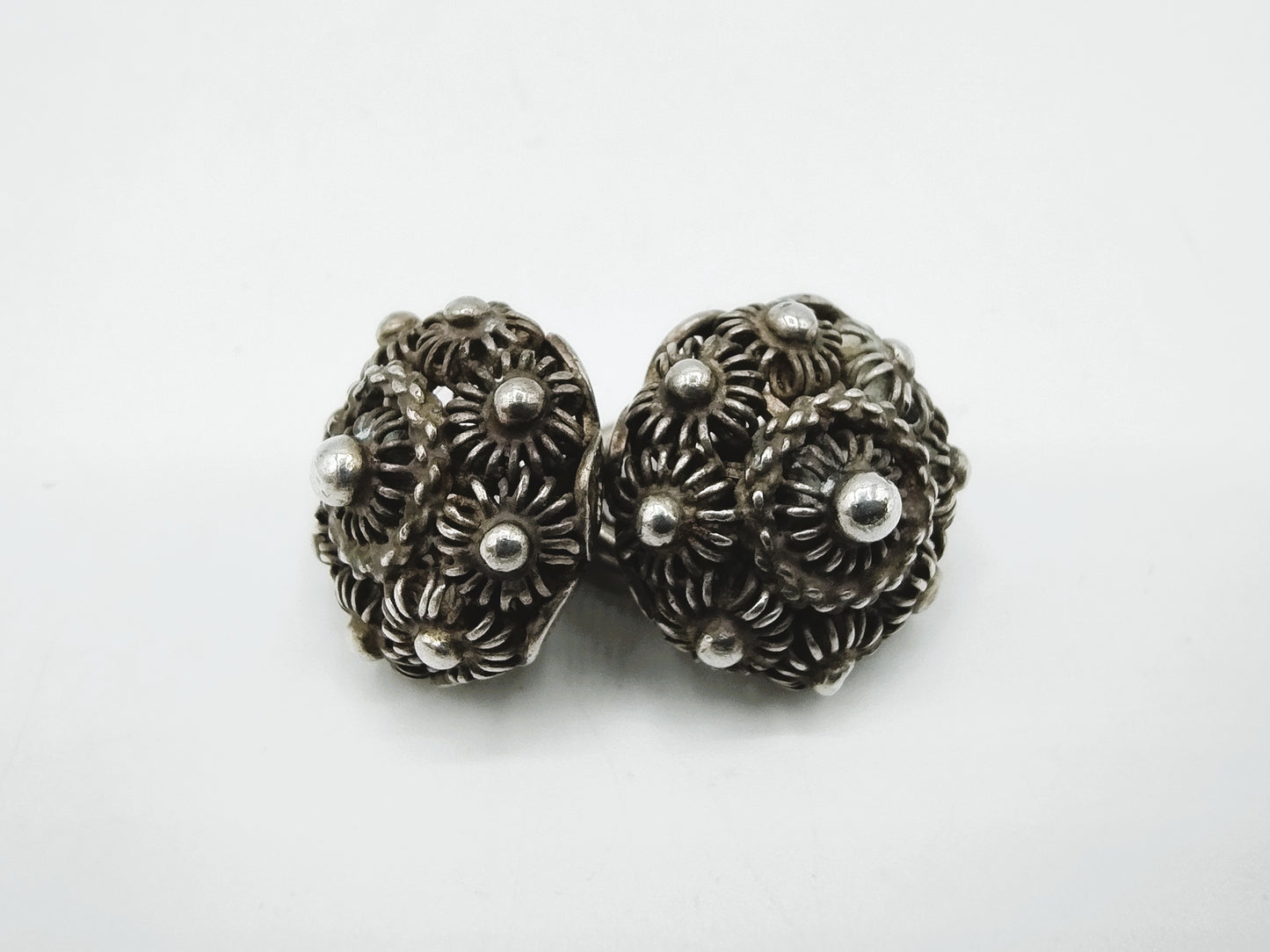 Silver throat buttons, Zeeland, 19th century