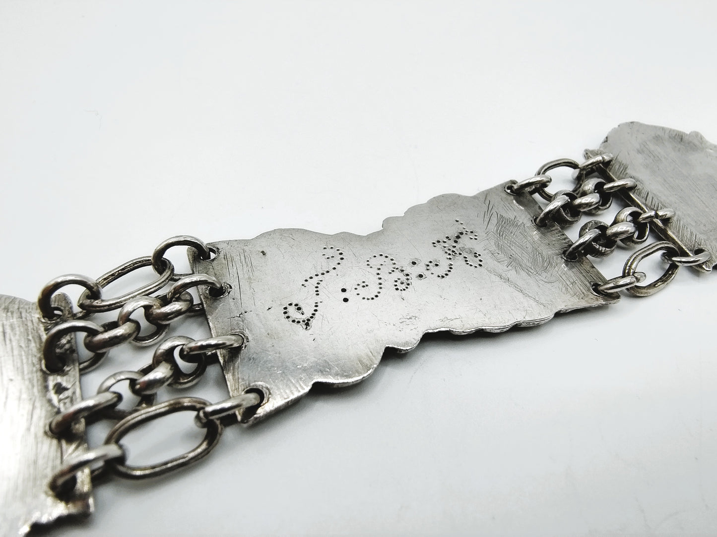 Zilveren heren chatelaine van bijbelslot, Zwolle, 1847
