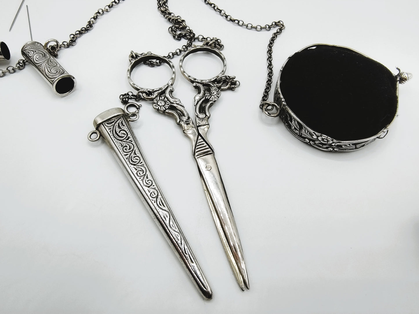 Zilveren Friese Chatelaine, J.H. van der Meulen & Zn, Joure, 1992