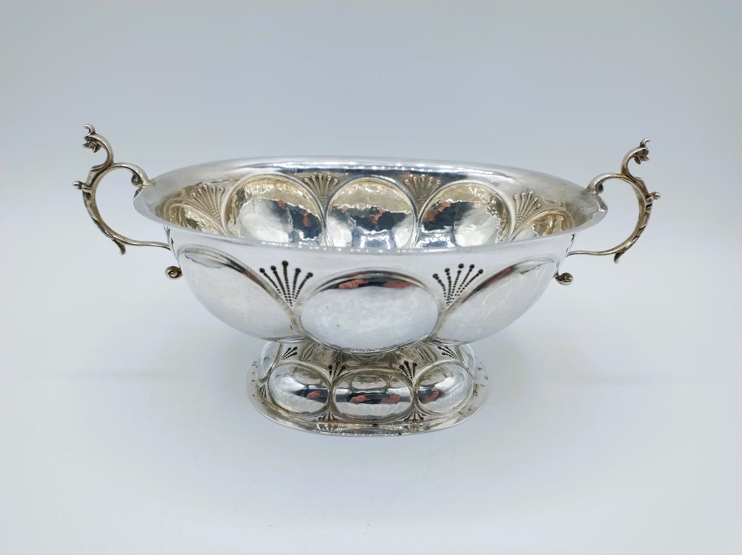 Silberne Schnapsschale, A. de Haas, Sneek, 1918