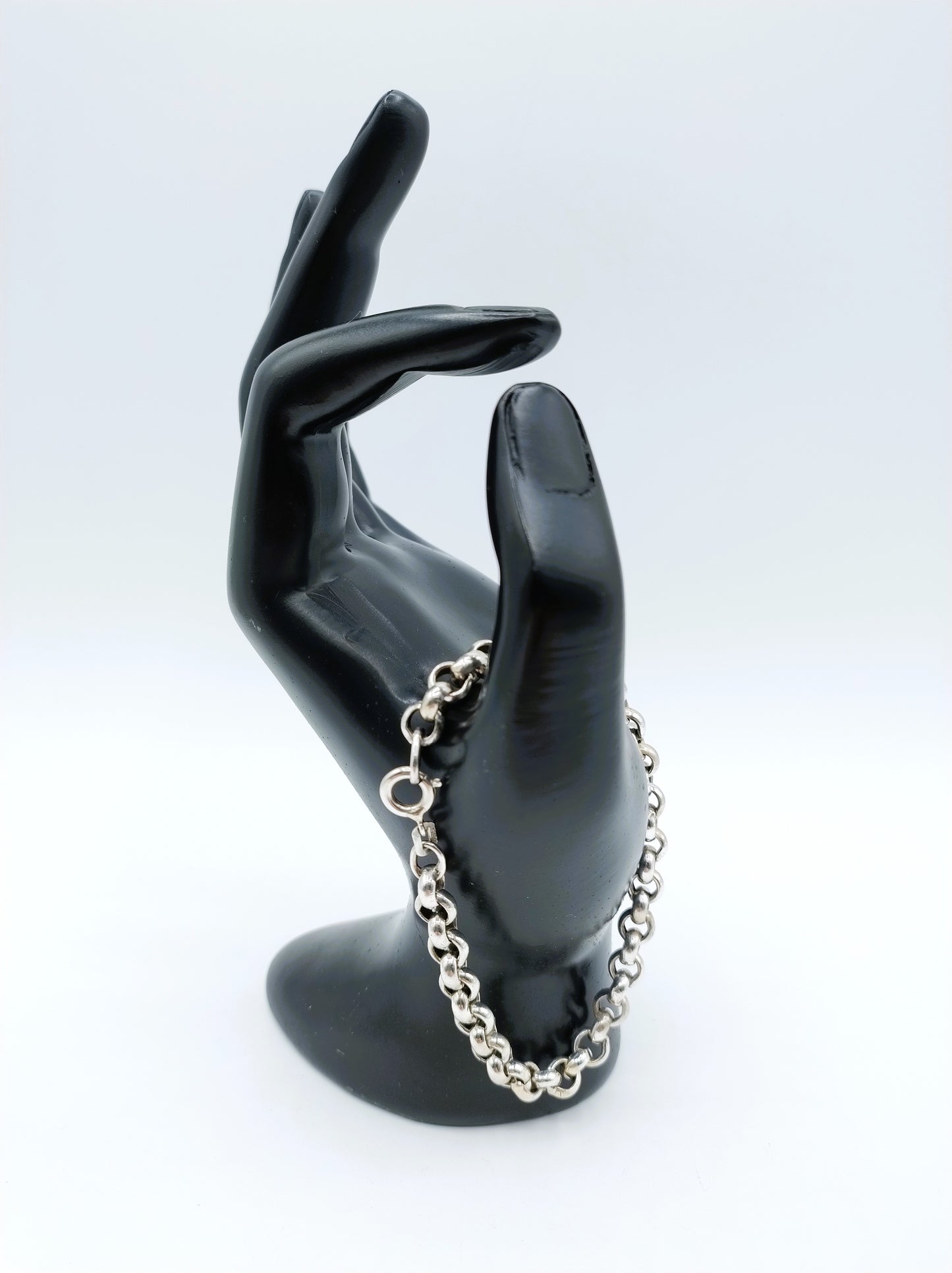 Zilveren jasseronarmband, 20 cm