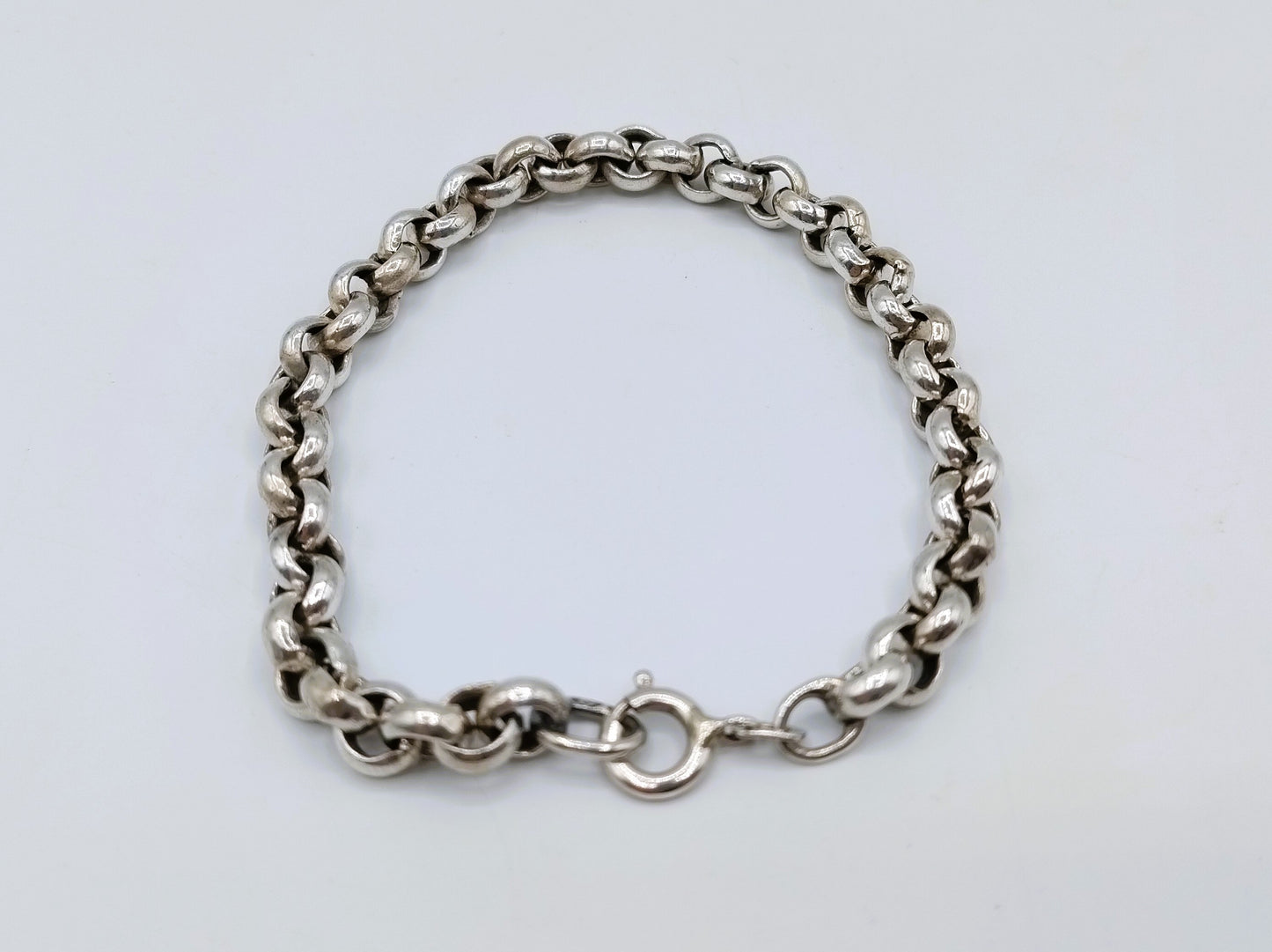 Zilveren jasseronarmband, 20 cm