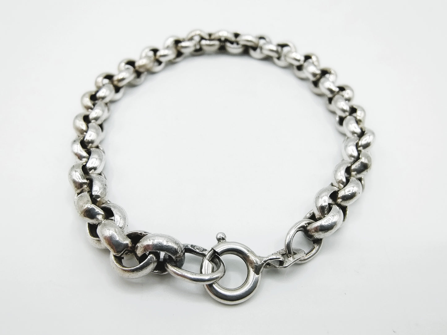 Zilveren jasseronarmband, 20 cm