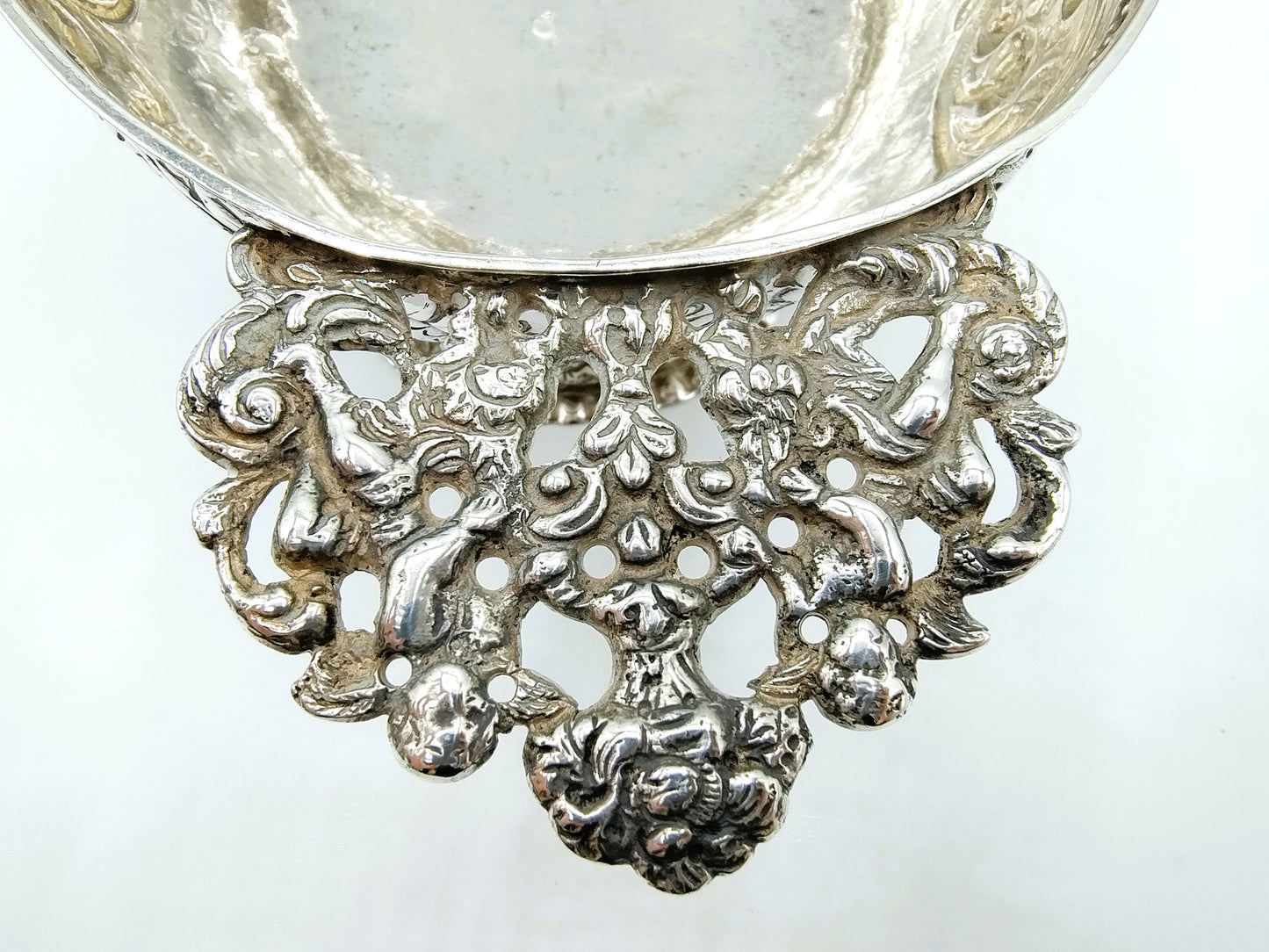 Friesische silberne Schnapsschale, ca. 1780