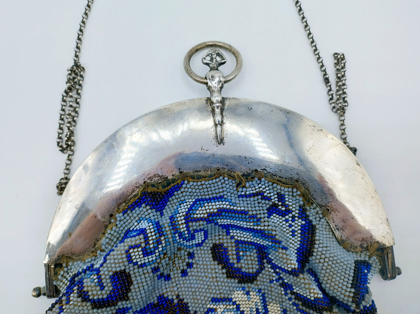 Silver buckle bag, B. Ples, Kampen, 1877