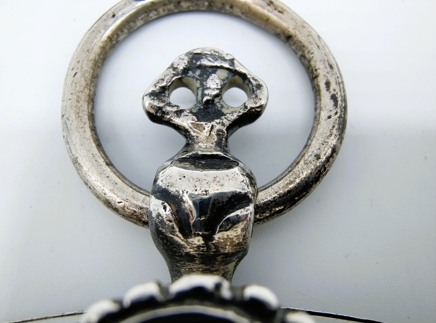 Silver buckle bag, B. Ples, Kampen, 1877