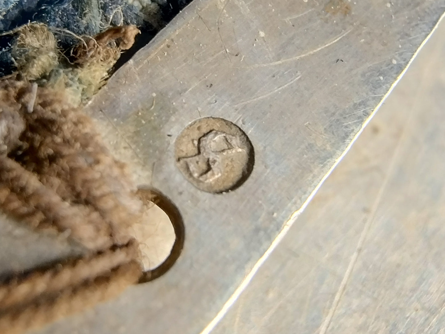 Silver buckle bag, B. Ples, Kampen, 1877