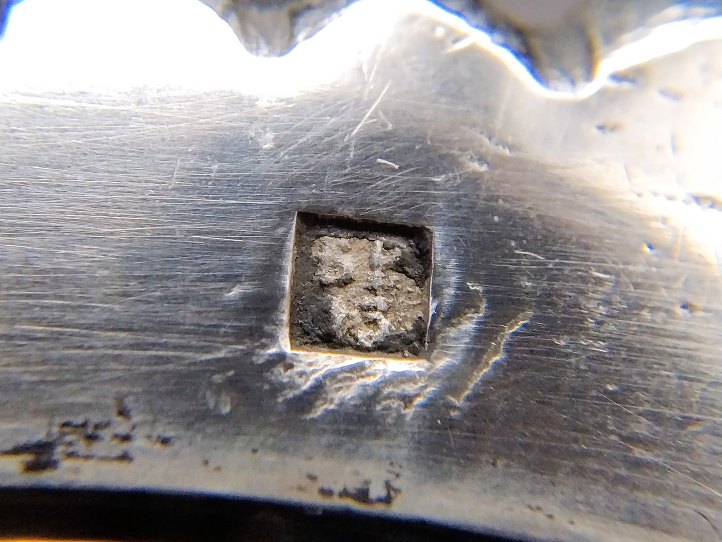 Silver buckle bag, B. Ples, Kampen, 1877