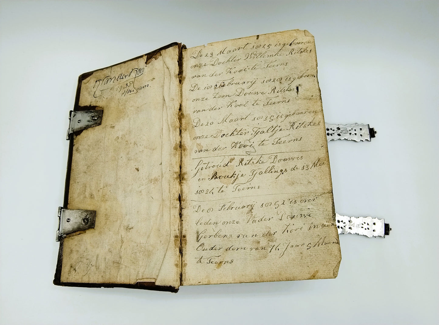 Bibel mit Silberverschlüssen, J. Peereboom, Leeuwarden, ca. 1760