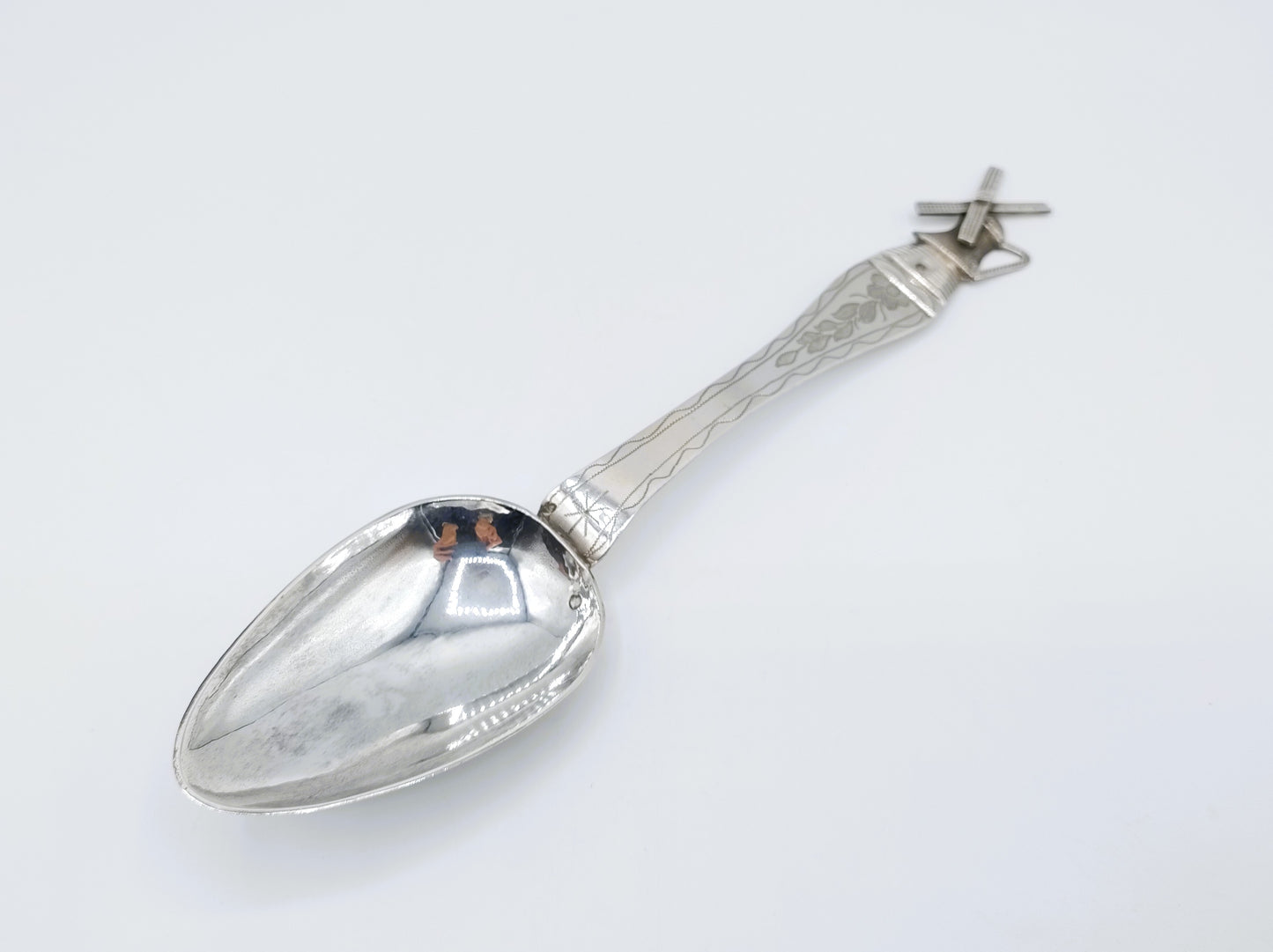 Zilveren gelegenheidslepel, S. Bolman, Leeuwarden, 1897
