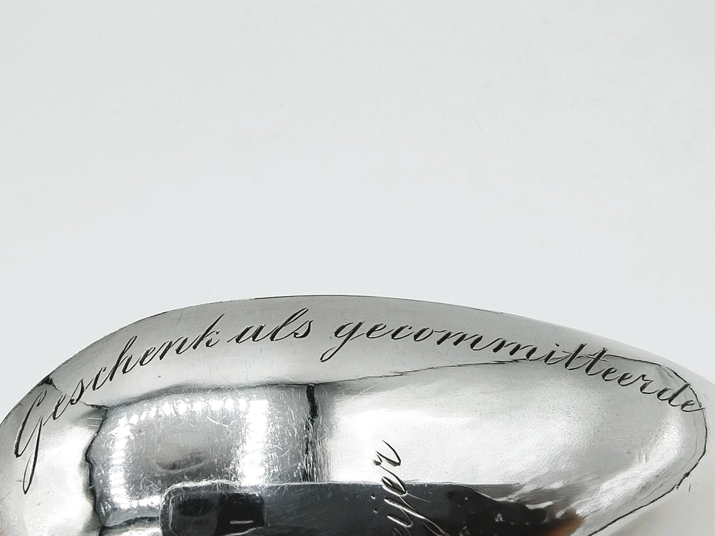Zilveren gelegenheidslepel, S. Bolman, Leeuwarden, 1897