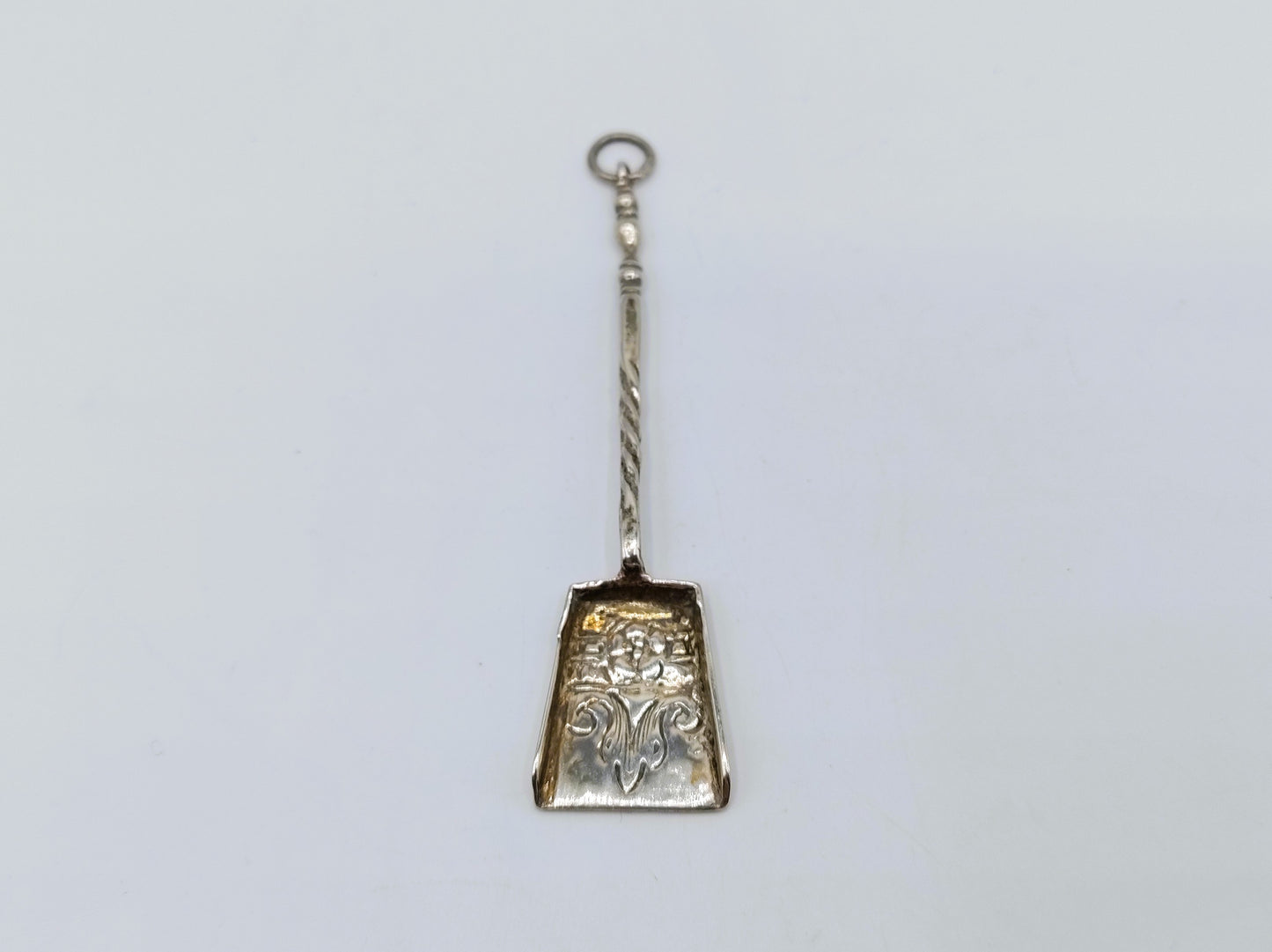 Zilveren miniatuur kolenschep, Amsterdam, ca. 1720