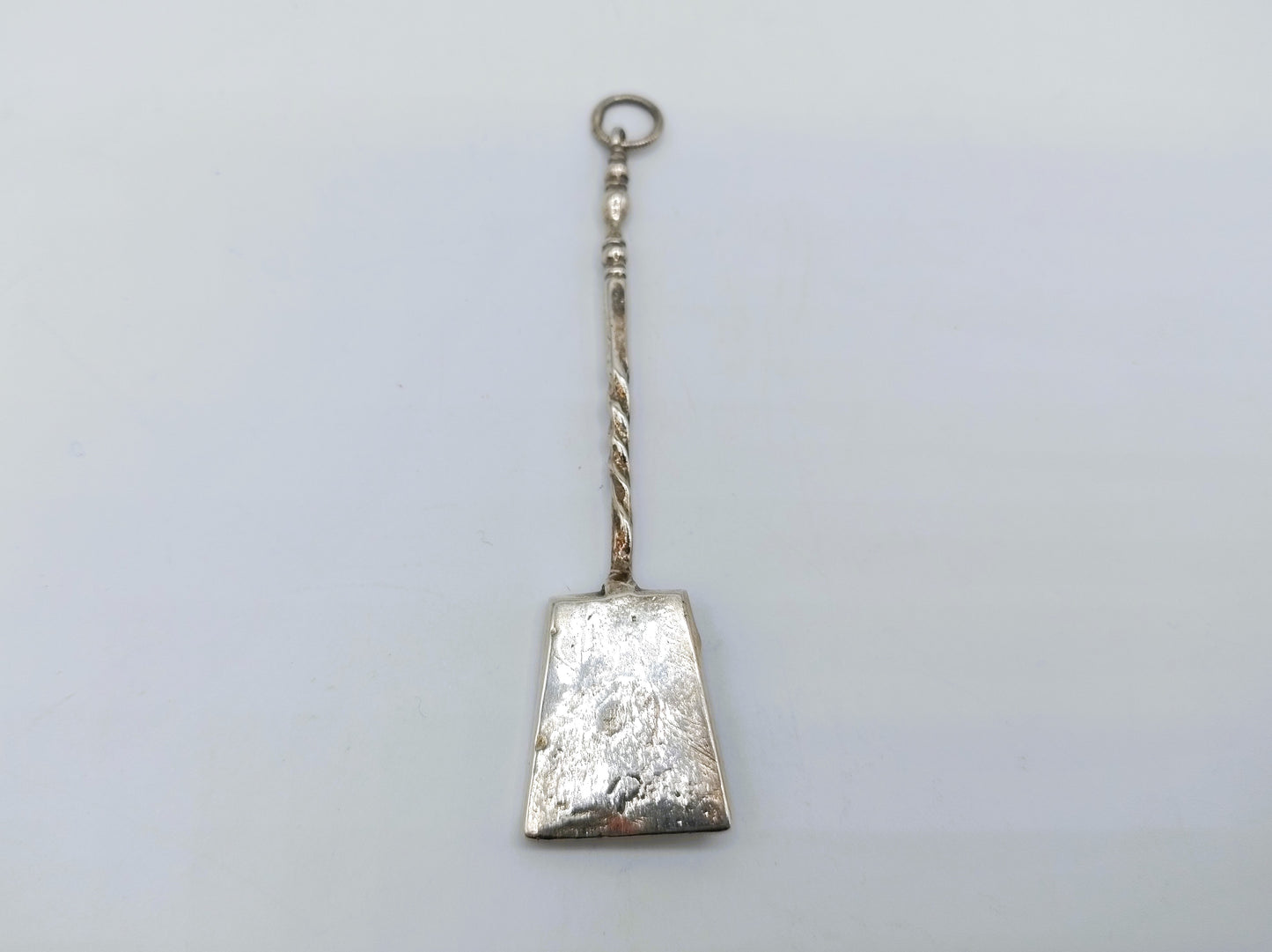 Zilveren miniatuur kolenschep, Amsterdam, ca. 1720