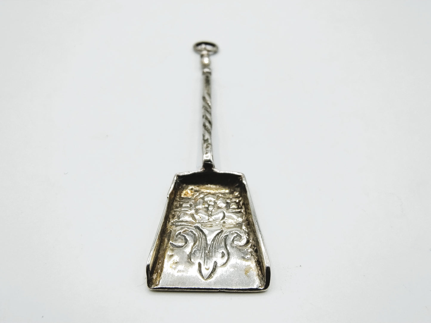 Zilveren miniatuur kolenschep, Amsterdam, ca. 1720