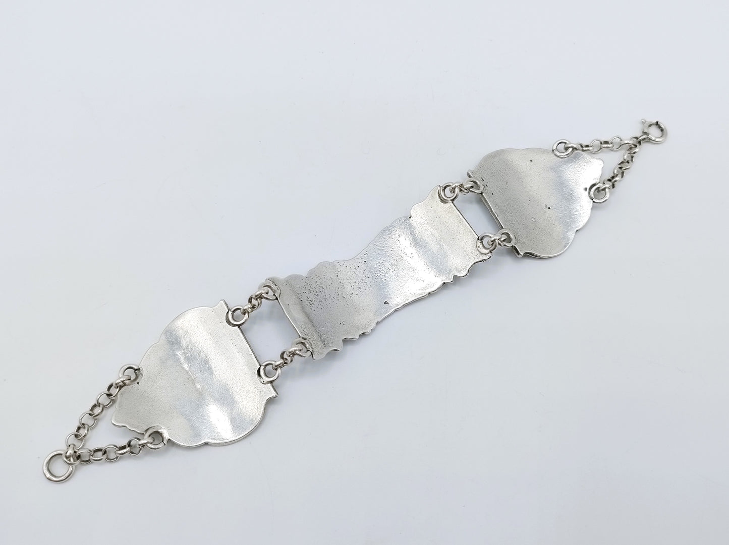 Silberarmband mit Bibelschloss, van der Meulen, Joure, 17 cm