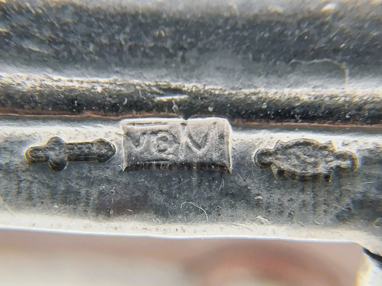 Silberarmband mit Bibelschloss, van der Meulen, Joure, 17 cm
