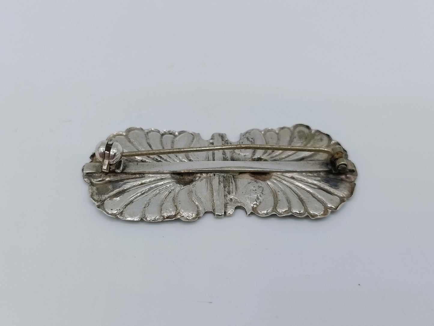 Silver brooch with Bible lock, Schoonhoven, 1868