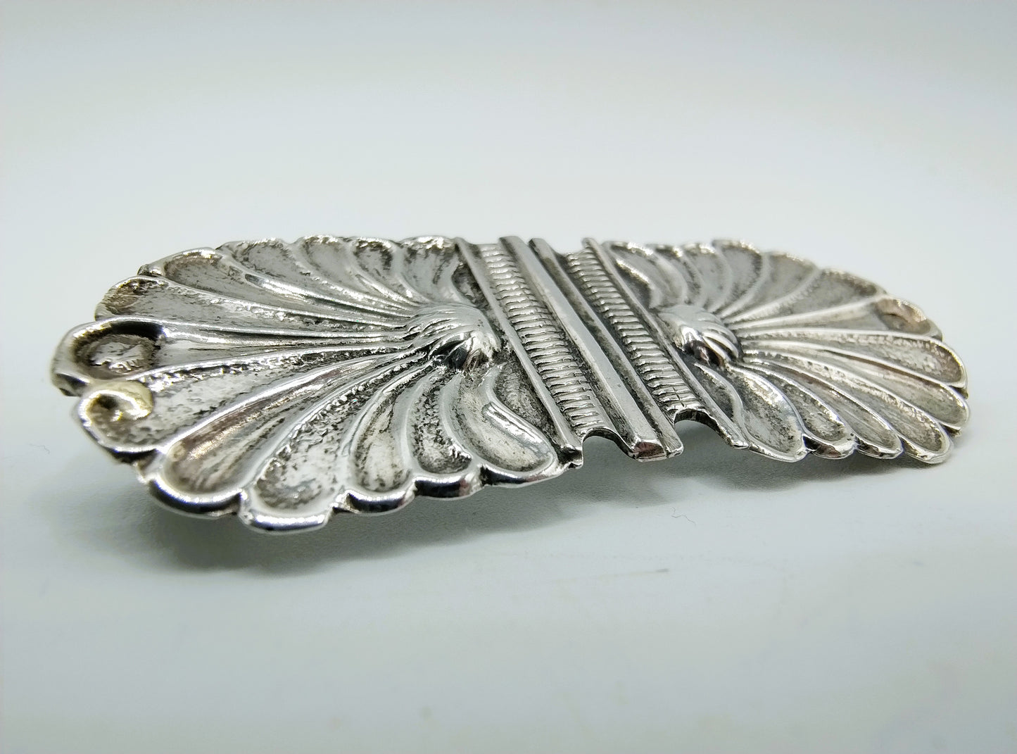 Silver brooch with Bible lock, Schoonhoven, 1868