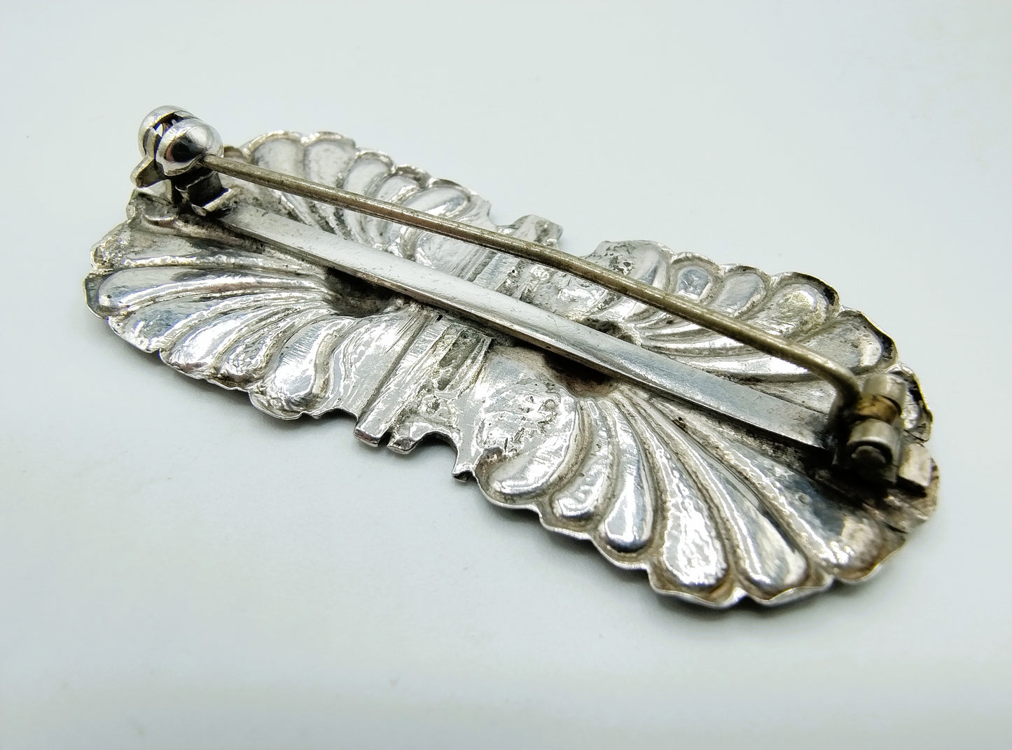 Silver brooch with Bible lock, Schoonhoven, 1868