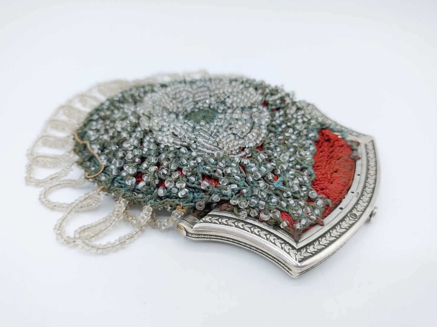 Silver purse clasp, M. Warren, Sneek, 1840