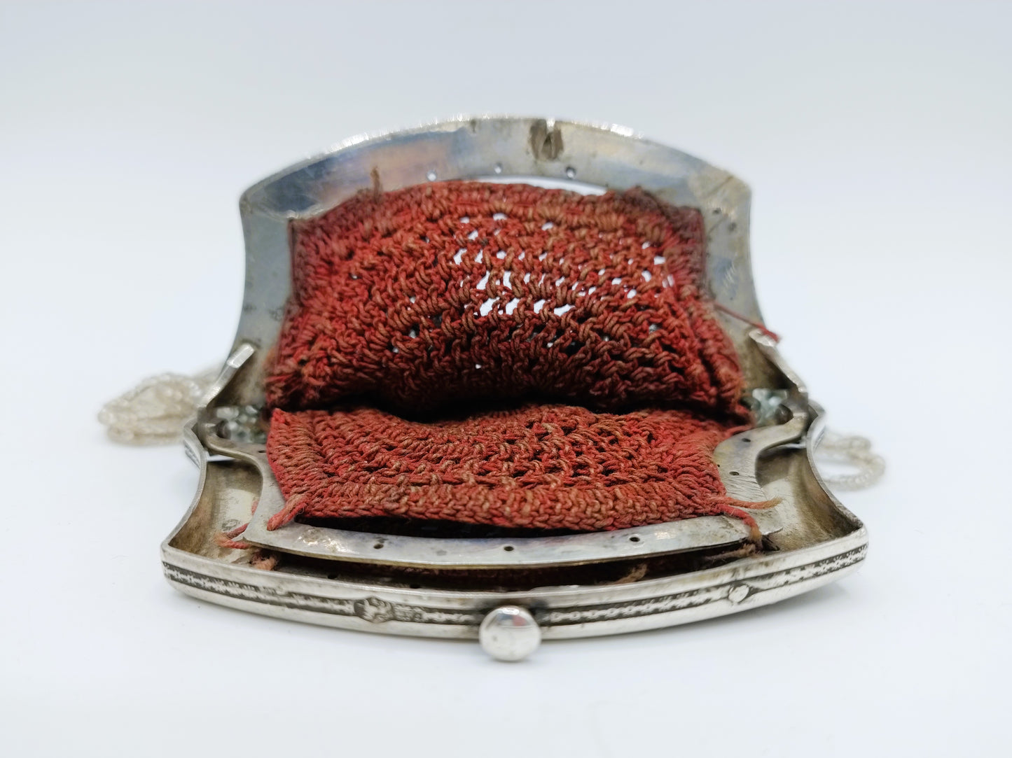 Silver purse clasp, M. Warren, Sneek, 1840