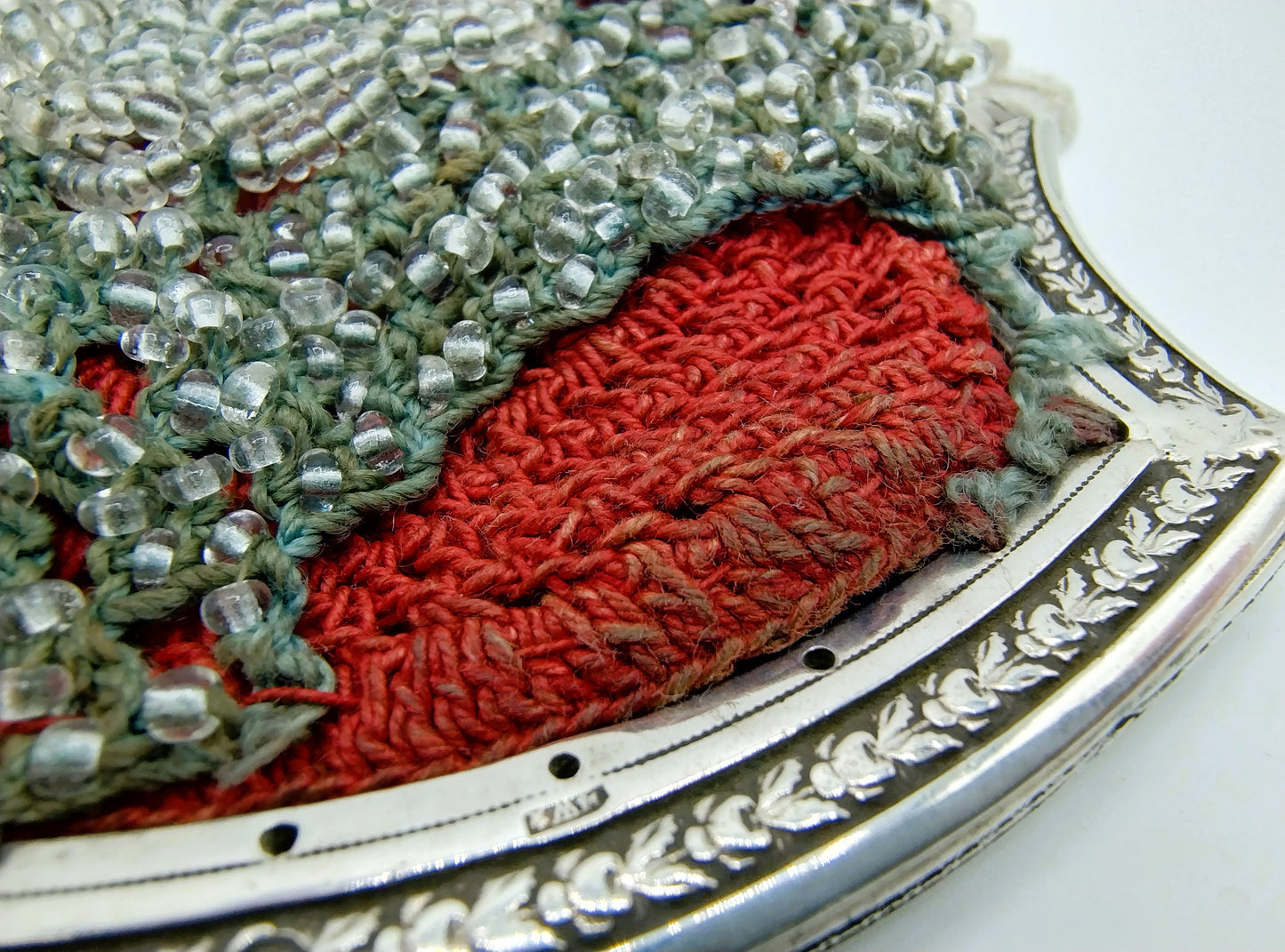 Silver purse clasp, M. Warren, Sneek, 1840