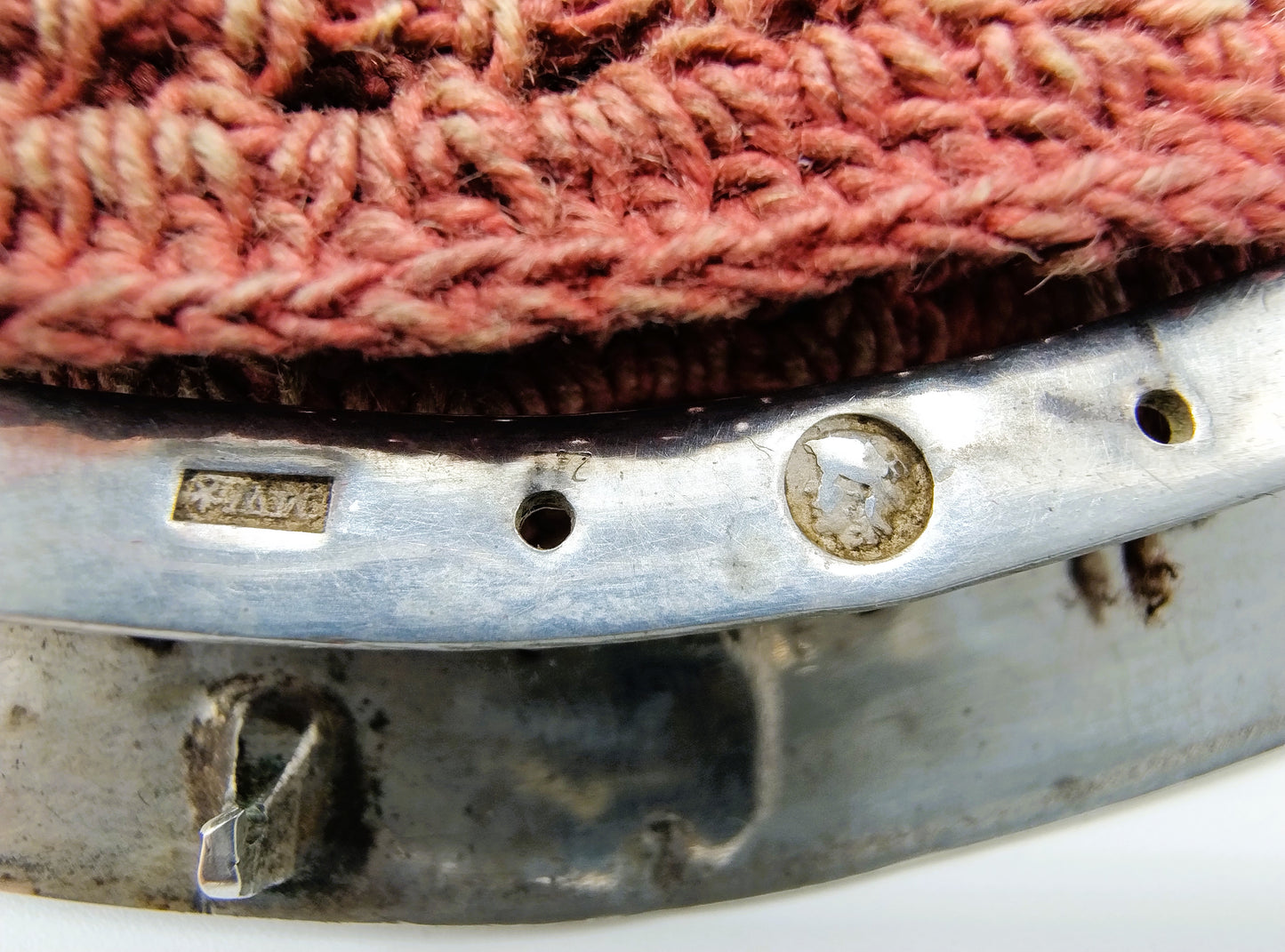 Silver purse clasp, M. Warren, Sneek, 1840