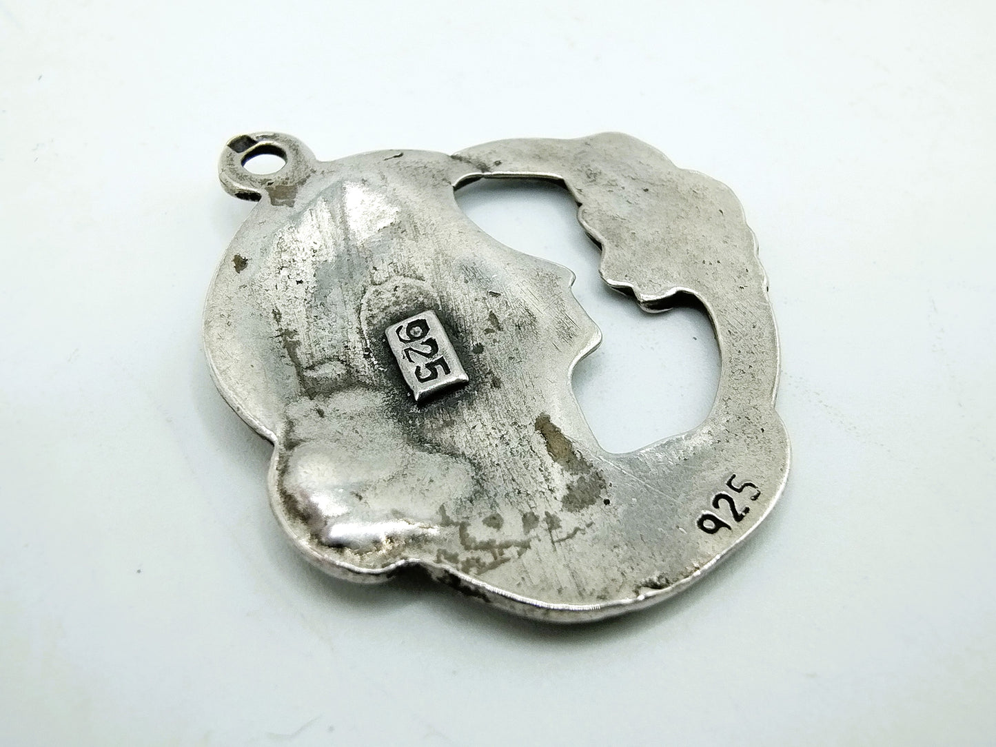 Silver pendant, art nouveau, 925