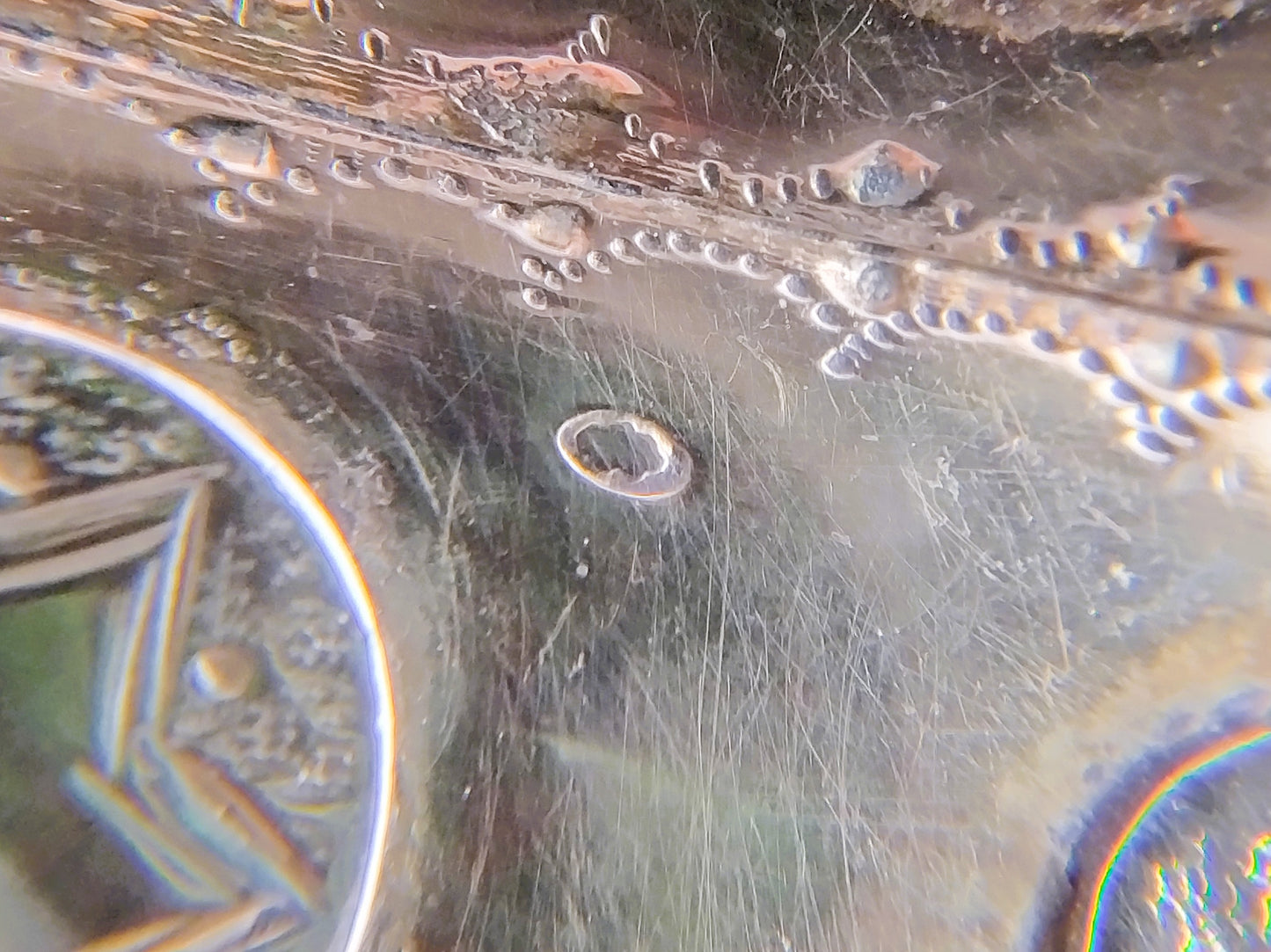 Gold/silver brooch with Biedermeier decoration.