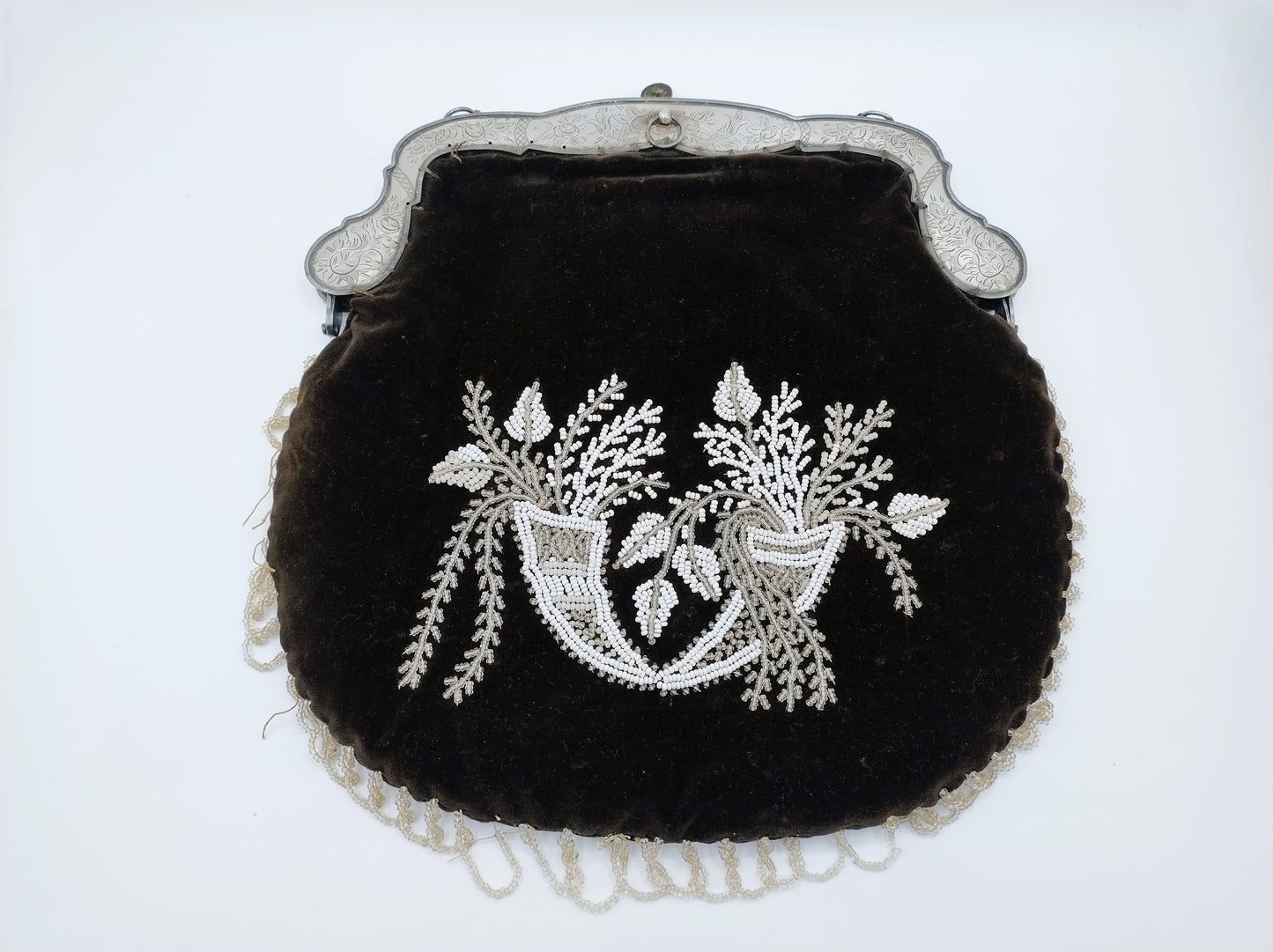 Large silver purse bracket, SF Reitsma, Heerenveen, 1866