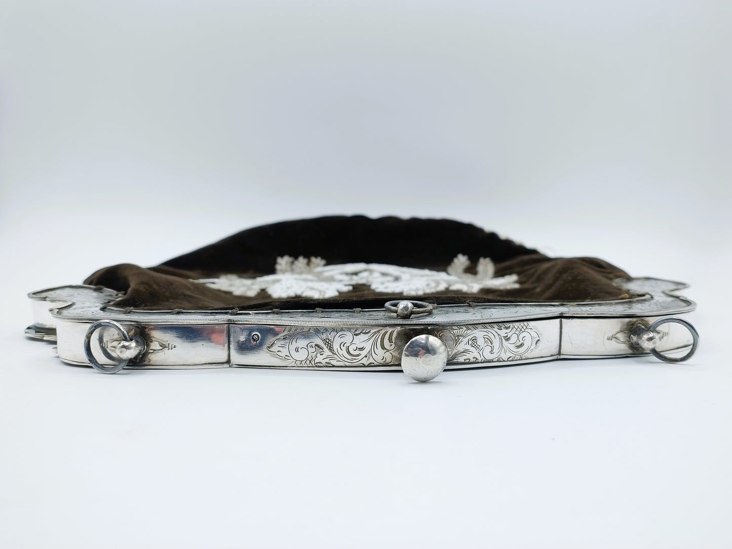 Large silver purse bracket, SF Reitsma, Heerenveen, 1866