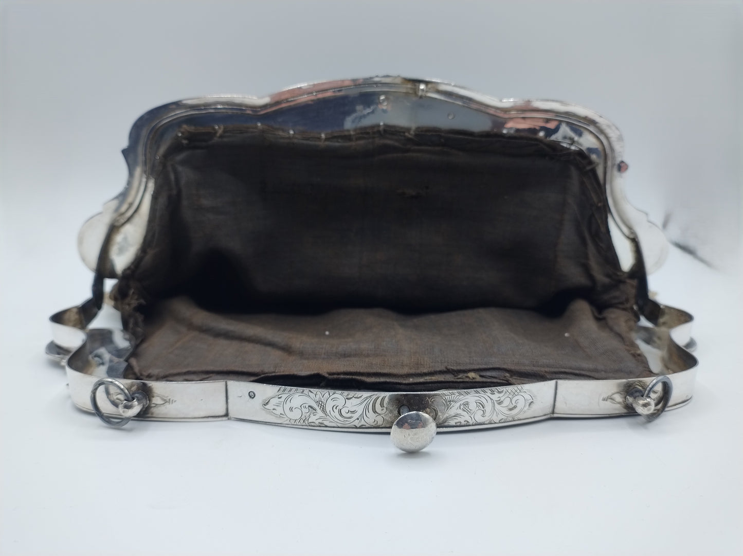 Large silver purse bracket, SF Reitsma, Heerenveen, 1866