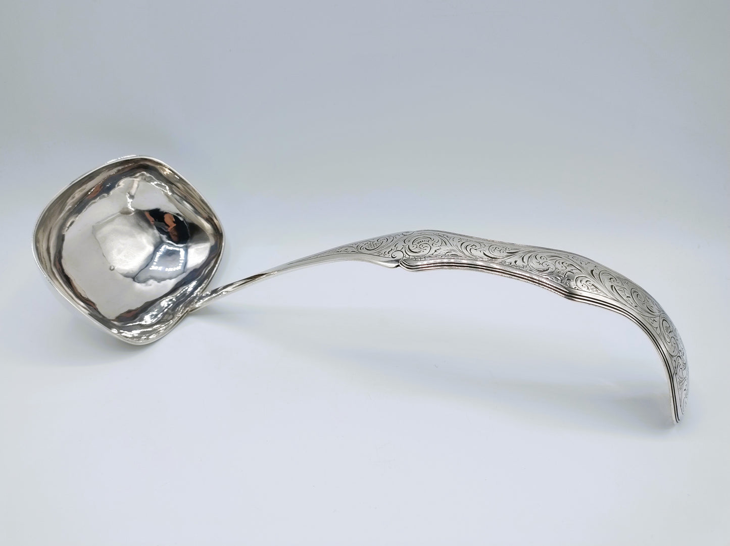 Silver soup spoon, J. van Wijk Jzn, Amsterdam, 1849