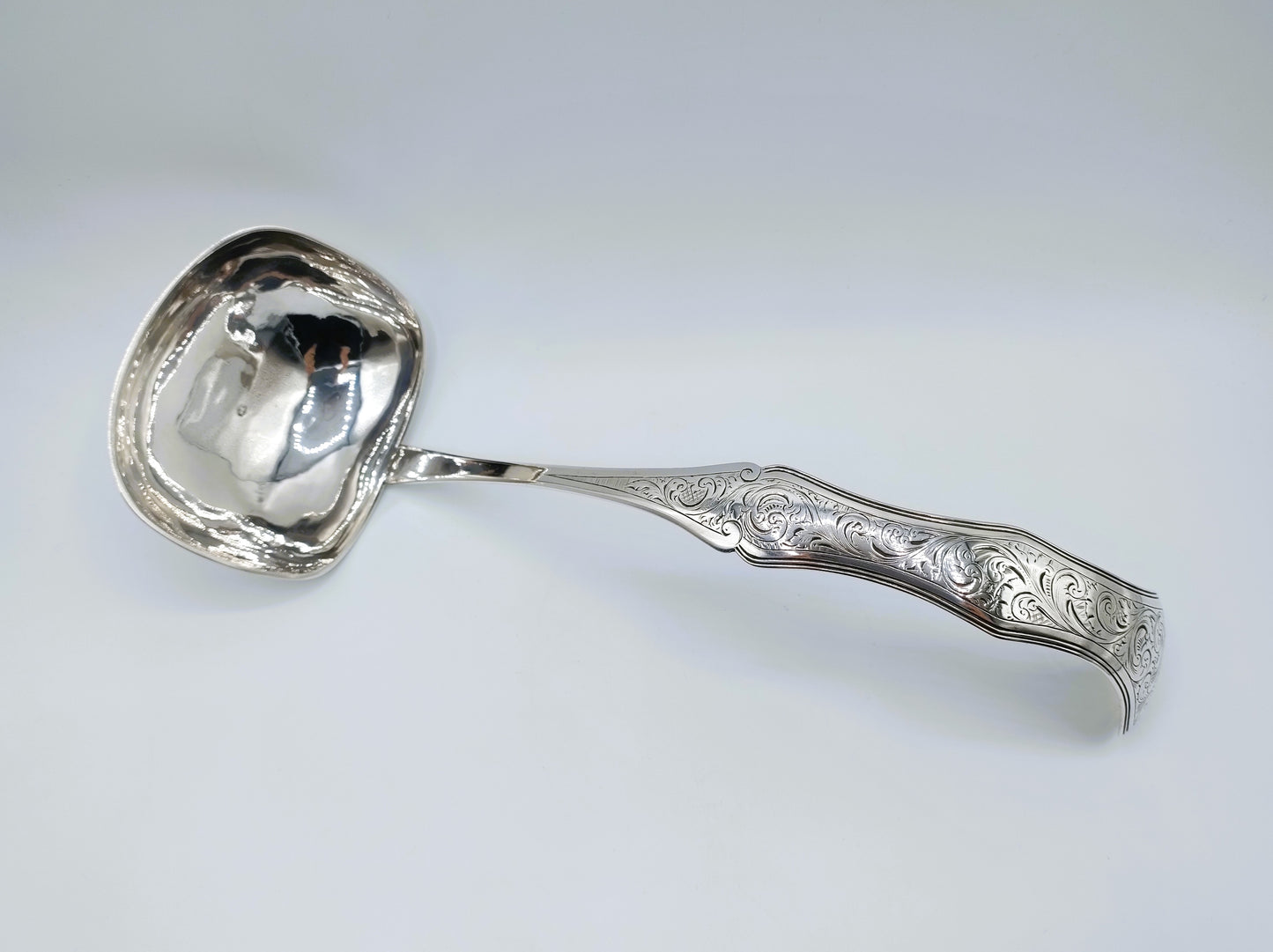 Silver soup spoon, J. van Wijk Jzn, Amsterdam, 1849