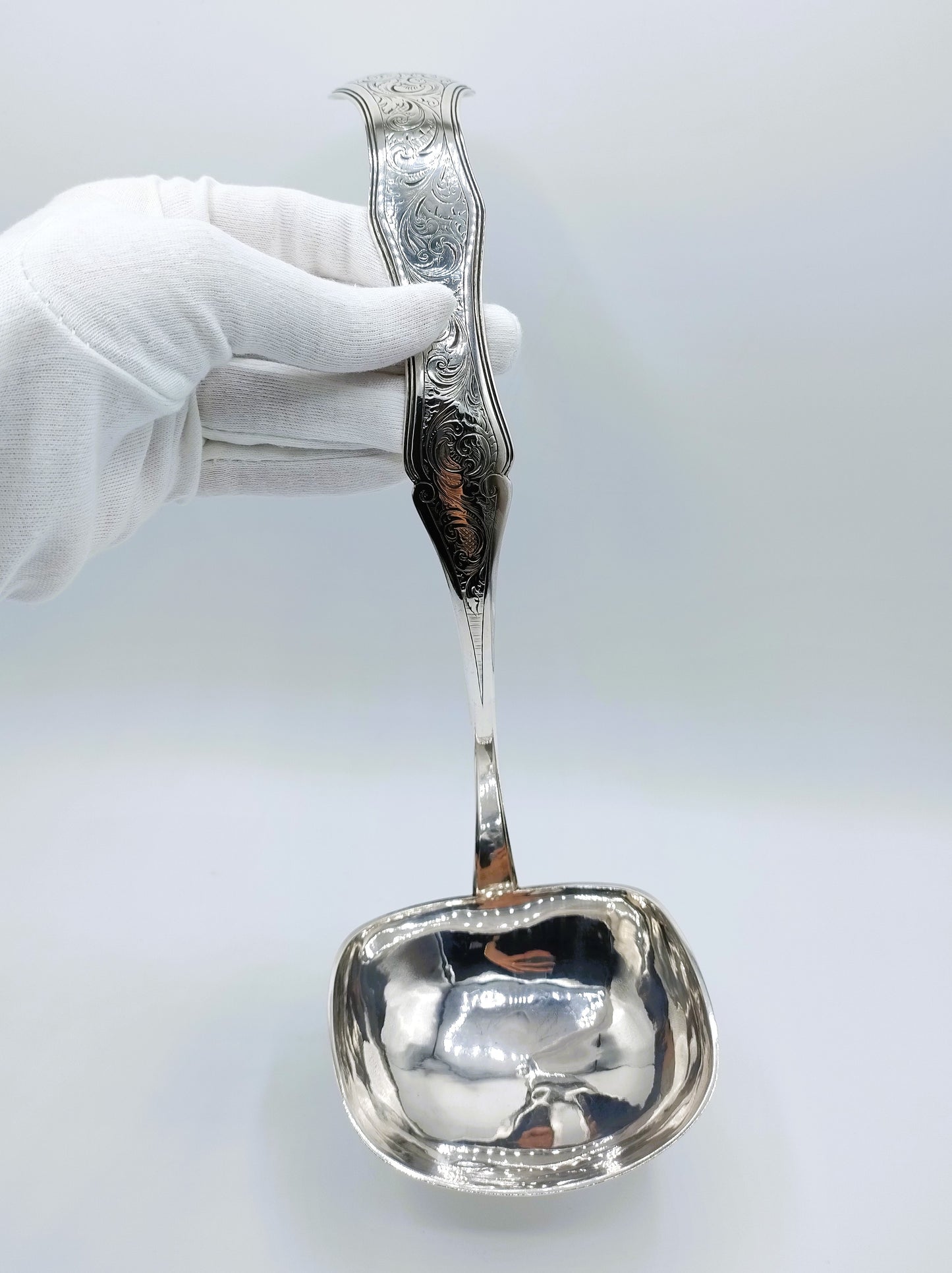 Silver soup spoon, J. van Wijk Jzn, Amsterdam, 1849