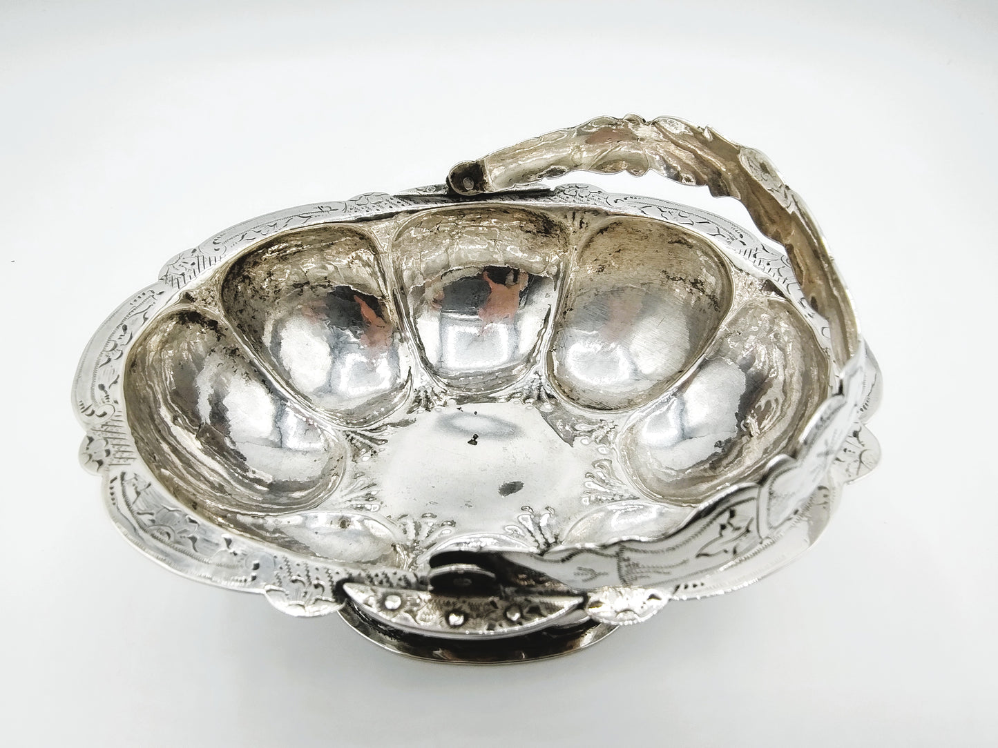 Zilveren mand van een brandewijnkom, T. Brongers, Winschoten, 1750