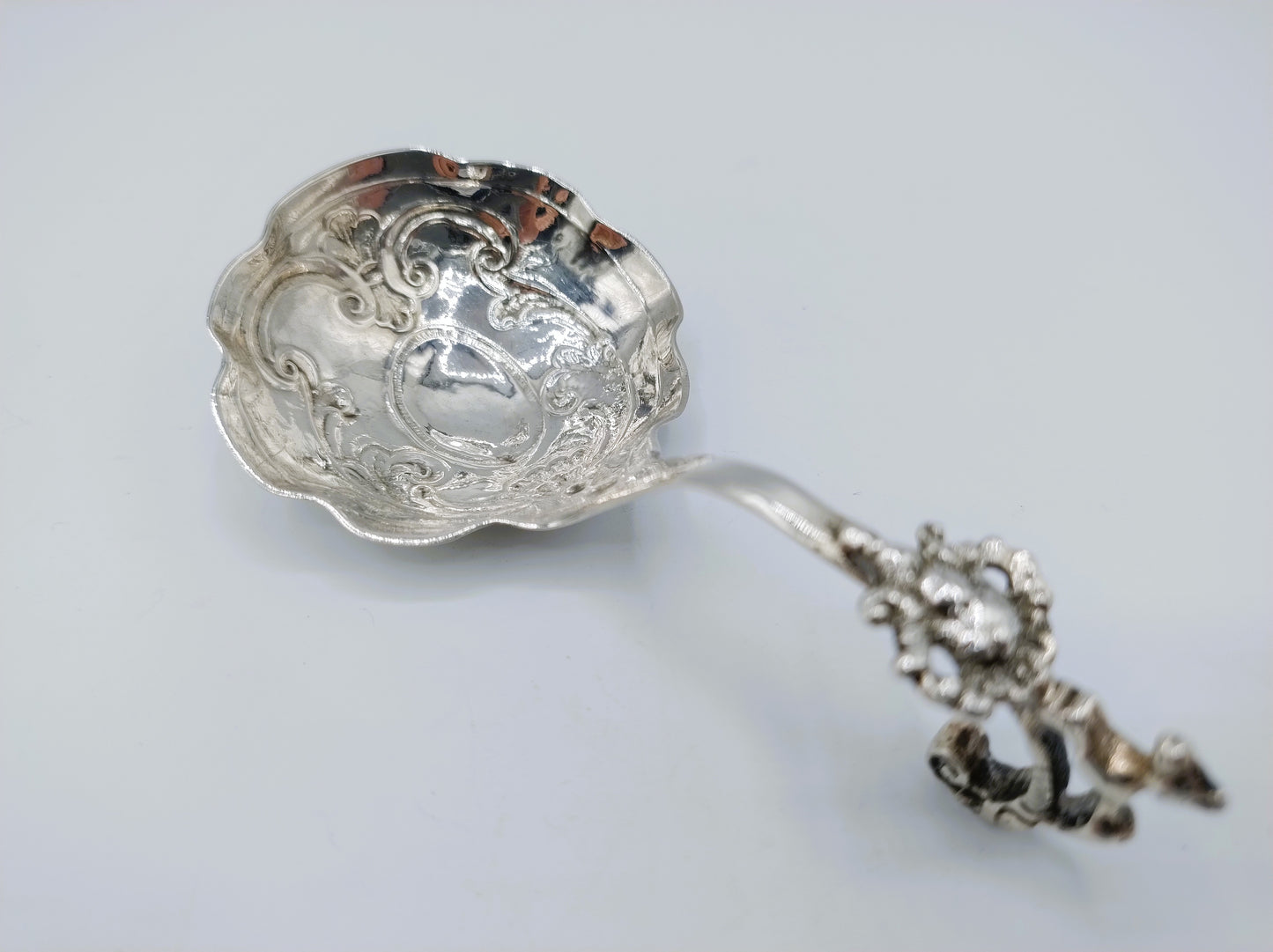 Zilveren roomlepel, E. Elgersma, Leeuwarden, ca. 1740