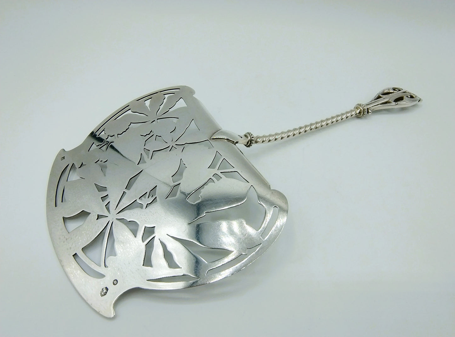 Silver asparagus scoop, Company J.M. van Kempen, Voorschoten, 1905