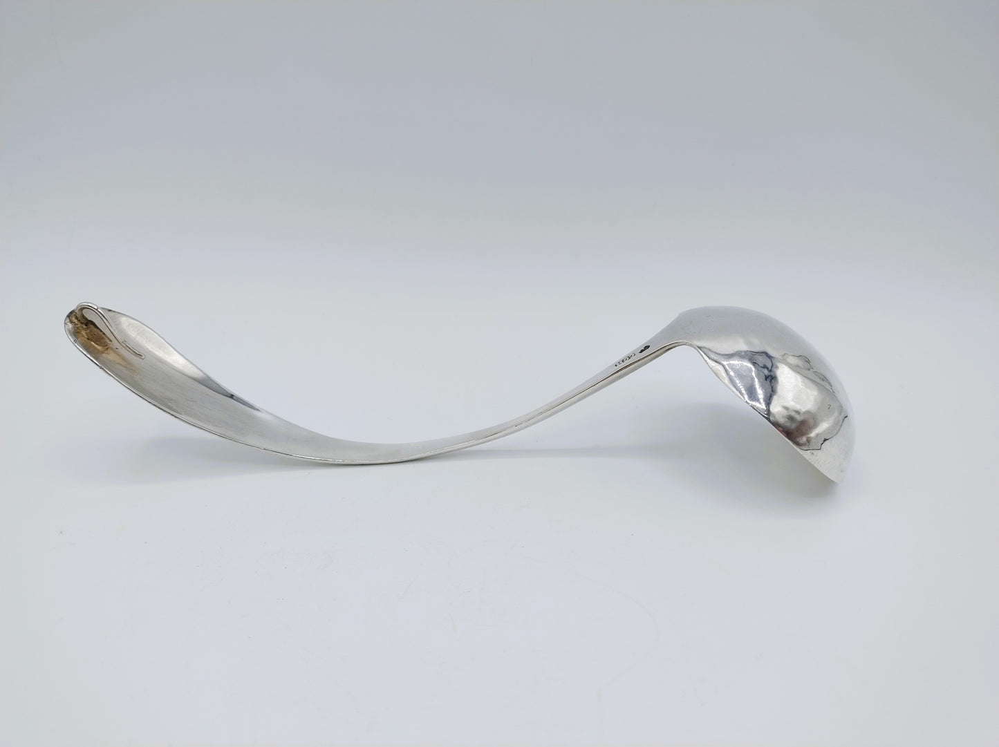 Silver cream spoon, CG Hauffe, Riga, ca. 1810